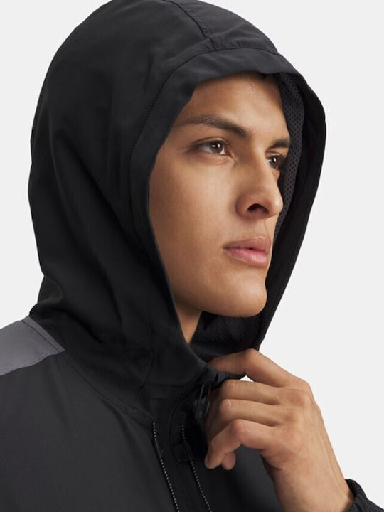 Woven Jacket Windproof Black