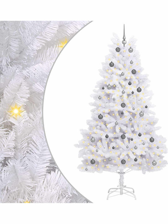 Artificial Christmas Tree 240cm With White LED Lighting