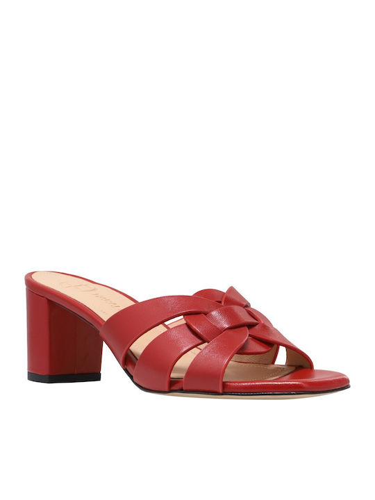 Haralas Damen Sandalen Rote Leder