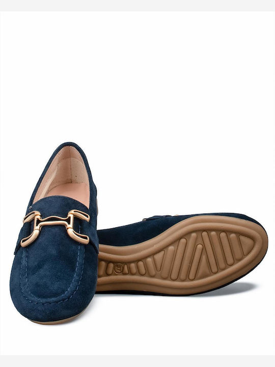 Day2day Γυναικεία Loafers σε Μπλε Χρώμα