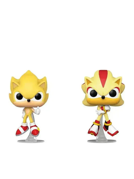 Funko Pop! Sonic The Hedgehog - Super Sonic & Shadow (Flocked, Special Edition) 2τμχ