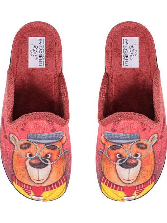 Anatomic Women's Winter Slippers Red