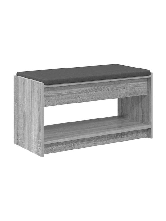 Мебел за антре с Пейка Сив 83x38x45см