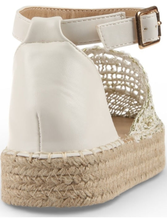 Summer Women's Platform Espadrilles White