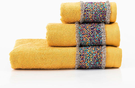 Borea Bath Towels Set 3 pcs Jules Cream
