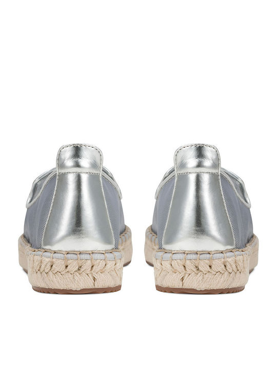 Women's Espadrilles in Silver Colour