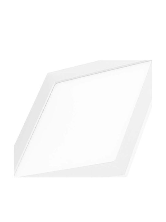 Avizar Квадратен LED Панел 25W 29.2x29.2см Вграден Монтаж На Таван Изключително Тънък Дизайн Бял