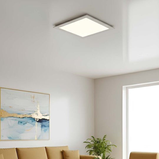 Avizar Square Led Panel 25w 29.2x29.2cm Recessed Ceiling Mount Extra Flat Design White