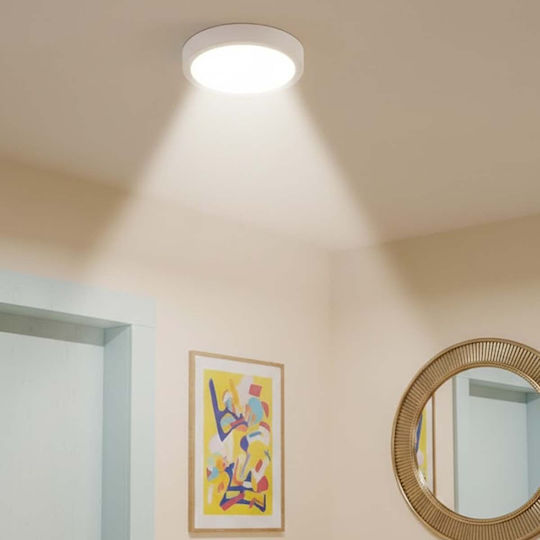 Avizar Квадратно LED Панел 6W 117x117mm Равномерно Осветление Бял