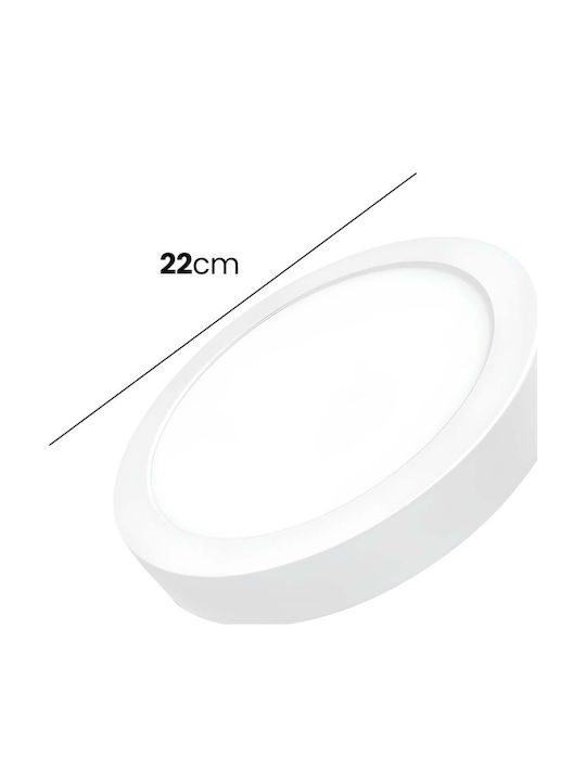 Avizar Quadratisches LED-Lichtpanel 6W 117x117mm Gleichmäßige Beleuchtung Weiß