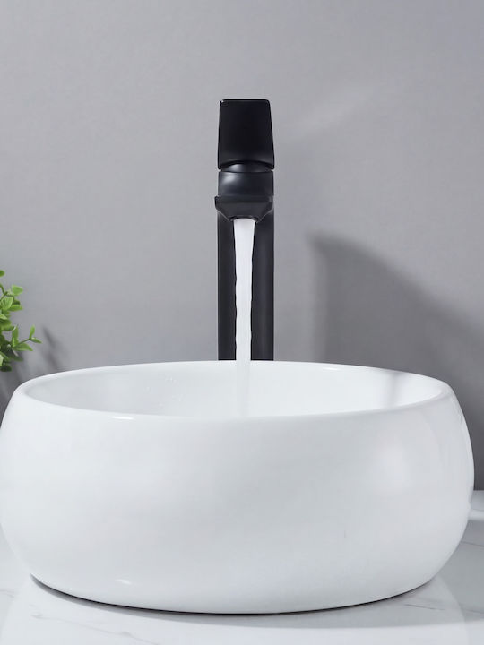 Naron Mixing Sink Faucet Tall Black