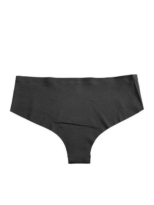 Damen-Slips Nahtlos Schwarz