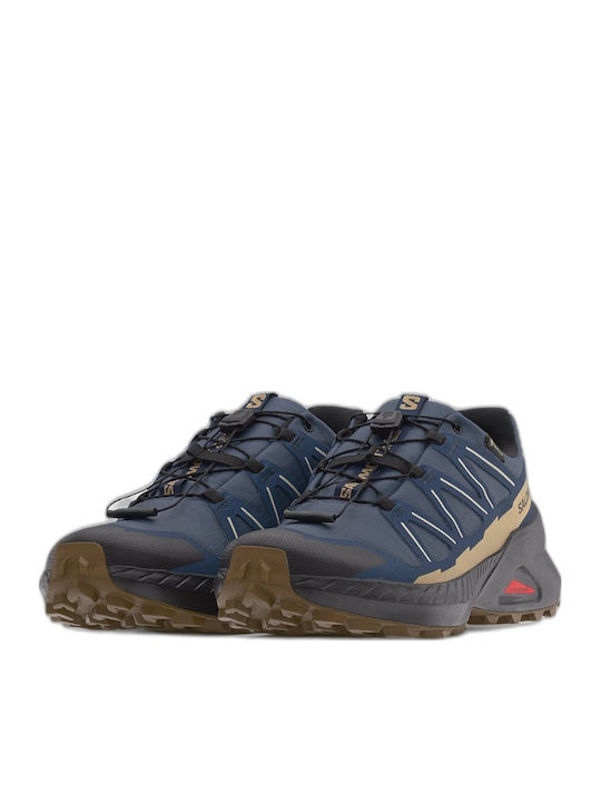 Salomon Speedcross Peak Ανδρικά Ορειβατικά Παπούτσια Αδιάβροχα με Μεμβράνη Gore-Tex Μπλε