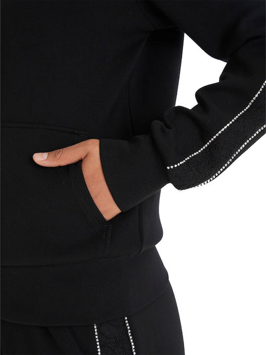 Scuba Women's Hoodie Sweatshirt Black