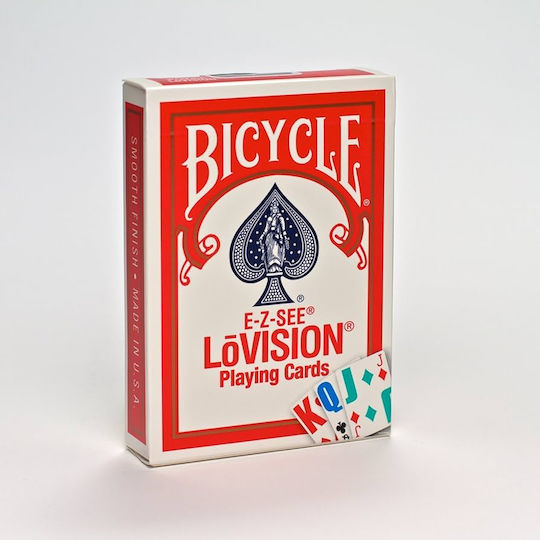 Bicycle E-z-see Lovision Poker Cards Red Blue