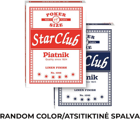 Piatnik Star Club Poker Cards Red Blue