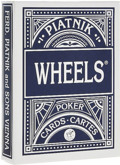 Piatnik Wheels Карти за Покер Червени Сини