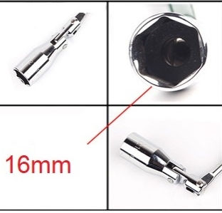 16mm Zündkerzen-Schlüssel Flexibel