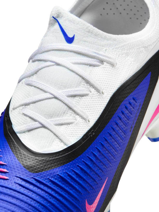Nike Phantom 6 Low Pro Футболни Обувки с Бутони FG Сини