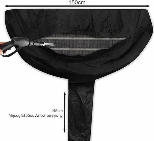 Reusable Indoor Unit Cleaning Cover for Air Conditioner with Integrated Drain Outlet 1.5m Oem