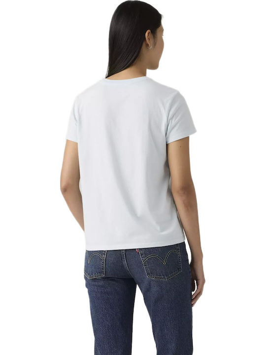Levi's Bluza Damă Bumbac Mâneci Scurte Albastră Levi's Bluza Damă Bumbac Mâneci Scurte Albastră