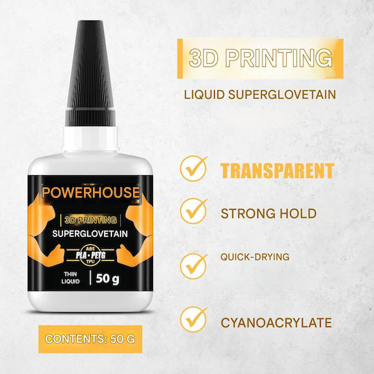 Super Glue Lichid Adeziv de Construcții pentru Temperatură Înaltă Transparent 50gr