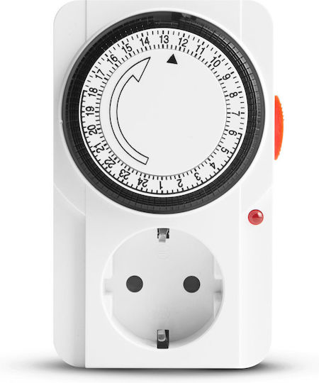 Analog Zeitschaltsteckdose Mit LED Anzeige 230V 16A 3680W