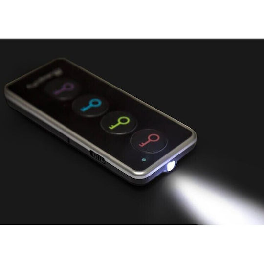 Anti-loss Device Alista Home 4 Receivers Remote Control 120 Db Transmitter Flashlight Multicolor