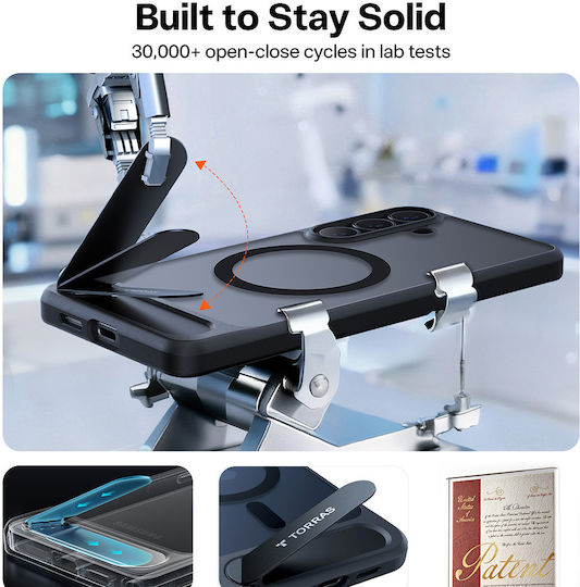 Torras Pstand Back Cover Μαύρο (Galaxy S26+)