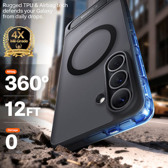 Torras Pstand Back Cover Μαύρο (Galaxy S26+)