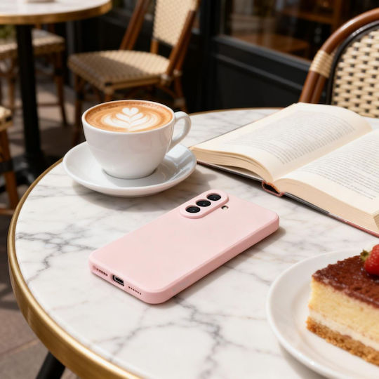 Tech-Protect Back Cover Silicone Pink (Galaxy A57)