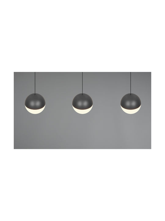 Trio Lighting Κρεμαστό Φωτιστικό Γκρι