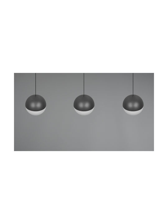Trio Lighting Κρεμαστό Φωτιστικό Γκρι