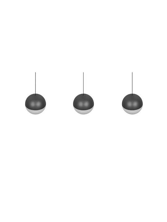 Trio Lighting Κρεμαστό Φωτιστικό Γκρι