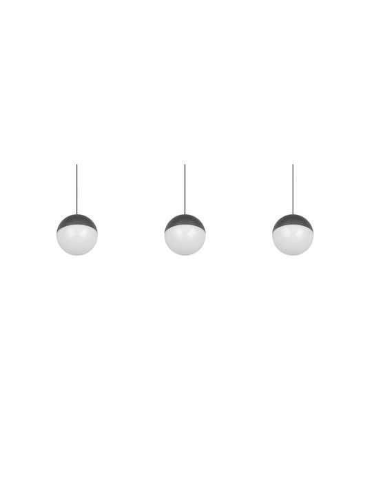 Trio Lighting Κρεμαστό Φωτιστικό Γκρι