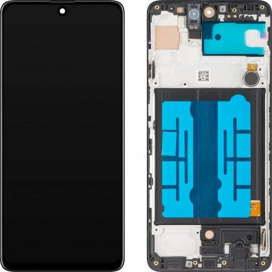 MP O ecran cu Mecanism Tactil pentru Samsung Galaxy A51 A515 (Negru)