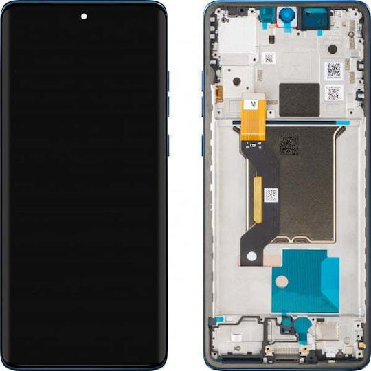 Motorola Екран Service Pack със Сензорен Механизъм за Motorola Moto Edge 60 (Син)