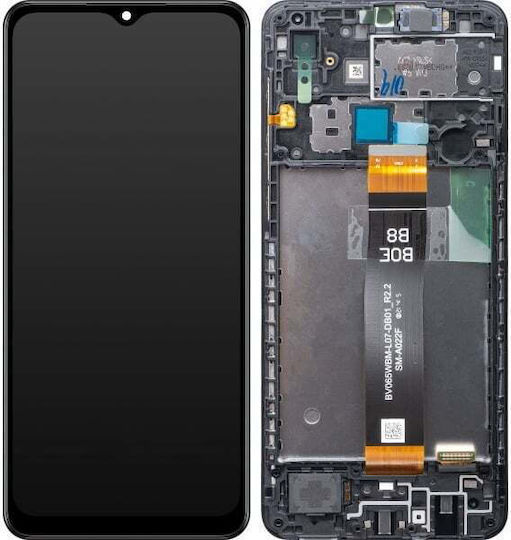 Samsung Οθόνη mit Touch-Mechanismus für Samsung Galaxy A02 A022 (Schwarz)