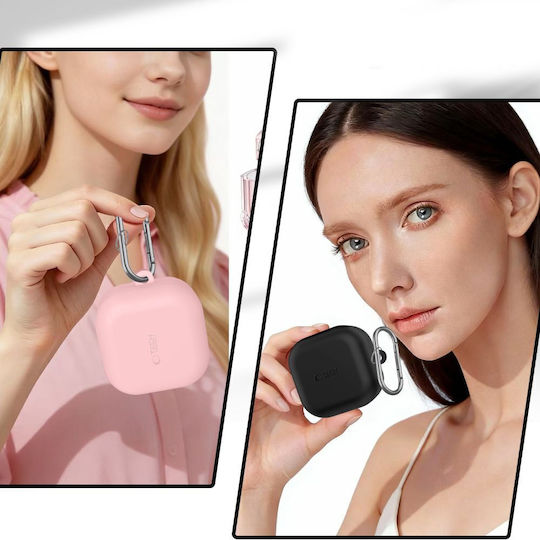 Tech-protect Silicone Hook Samsung Galaxy Buds 4 4 Pro Dusty Pink 5906302392896