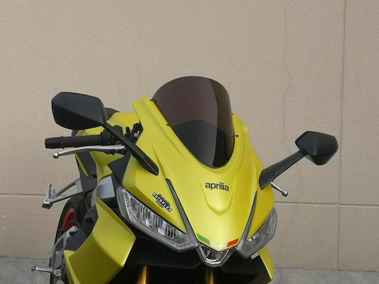 Ζελατινα Μοτοσυκλετας Bullster Aprilia Rs 660 Abs Standard Μαυρη Φιμε