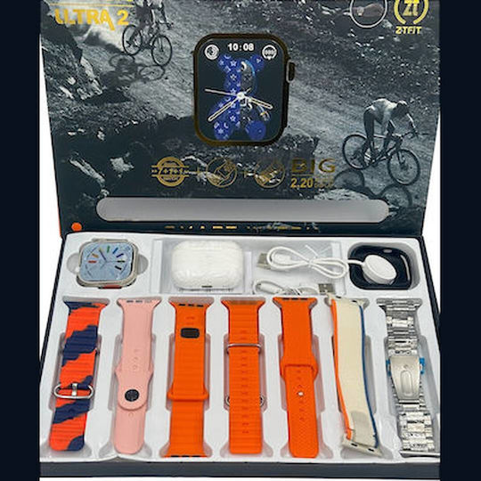 Smartwatch Zt07 Ultra Max 2 20' 49 Χιλιοστών Πορτοκαλί