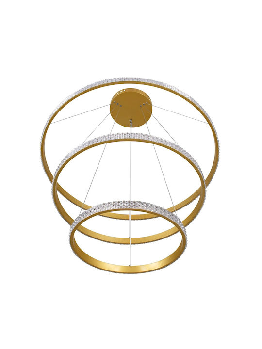 kelvo Diamond Ceiling Light White LED with Warm to Cool White Light 80x80x80cm