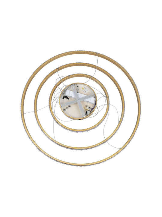 kelvo Diamond Ceiling Light White LED with Warm to Cool White Light 80x80x80cm