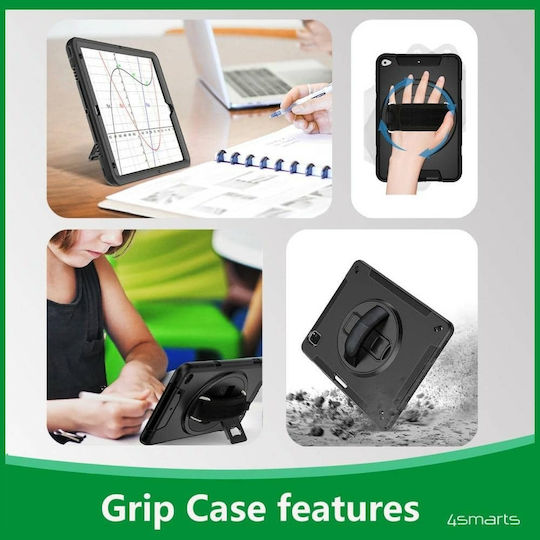 4Smarts Flip Cover Ανθεκτική Μαύρη (iPad 2019/2020/2021 10.2'')
