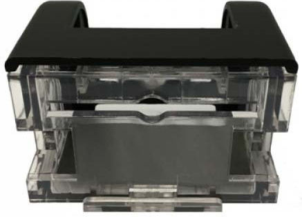 Onyx Car Cup Holder LK512 1 Position for AC Vents Silver in Silver Color