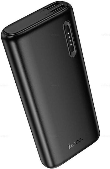 Hoco J154 Power Bank 10000mAh με 2 Θύρες USB-A και Θύρα USB-C Power Delivery Μαύρο