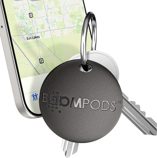 Boompods BoomTag Universeller GPS Tracker Grau