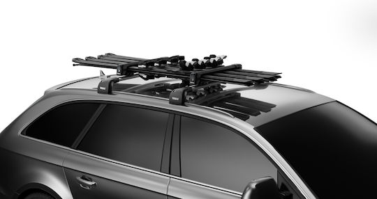 Thule Snowpack B Car Ski Mounts 50cm Suitable for 4 Ski Pairs or 2 Snowboards