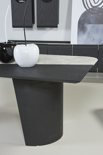 Milano Dining Room Table Black 210x100x74cm Milano Dining Room Table Black 210x100x74cm