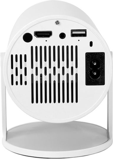 LVN System P720 Mini Beamer LCD HD Lampe LED mit Wi-Fi und Eingebauten Lautsprechern